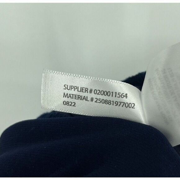 Lauren Ralph Lauren Jumpsuit Size 8 Womens Navy Velvet Surplice Evening Wrap - Picture 11 of 11